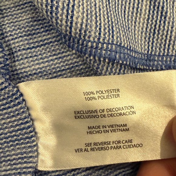 Gap Fit Men’s Heather True Blue Moisture Wicking Active Tee XXL GUC - Picture 6 of 6